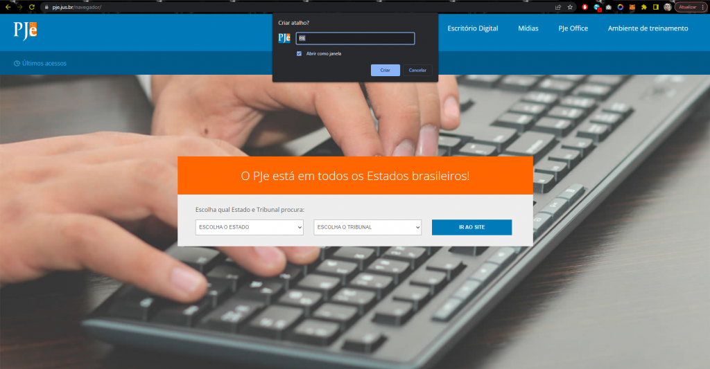 Gerenciador de Tarefas PJeOffice