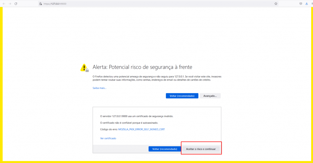 Aceitar risco e continuar Shodô