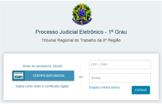 Tribunal PJe Shodô